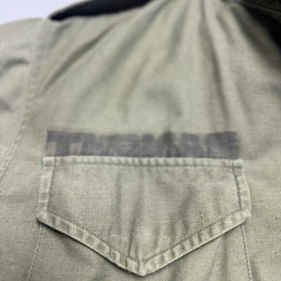 Vintage USMC Field Jacket Mens Medium Green Quilted Cold Weather M65 OG-107 - Picture 7 of 14